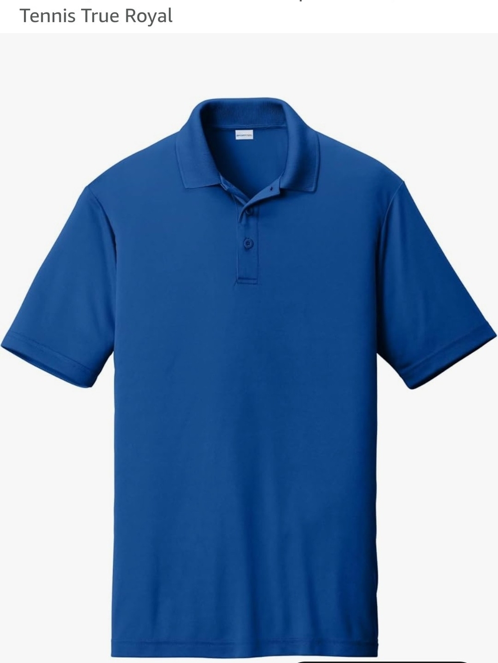 Men's Polo Shirt - True Royal Blue